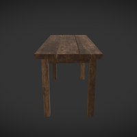 Wood Table medieval, furniture, table, free