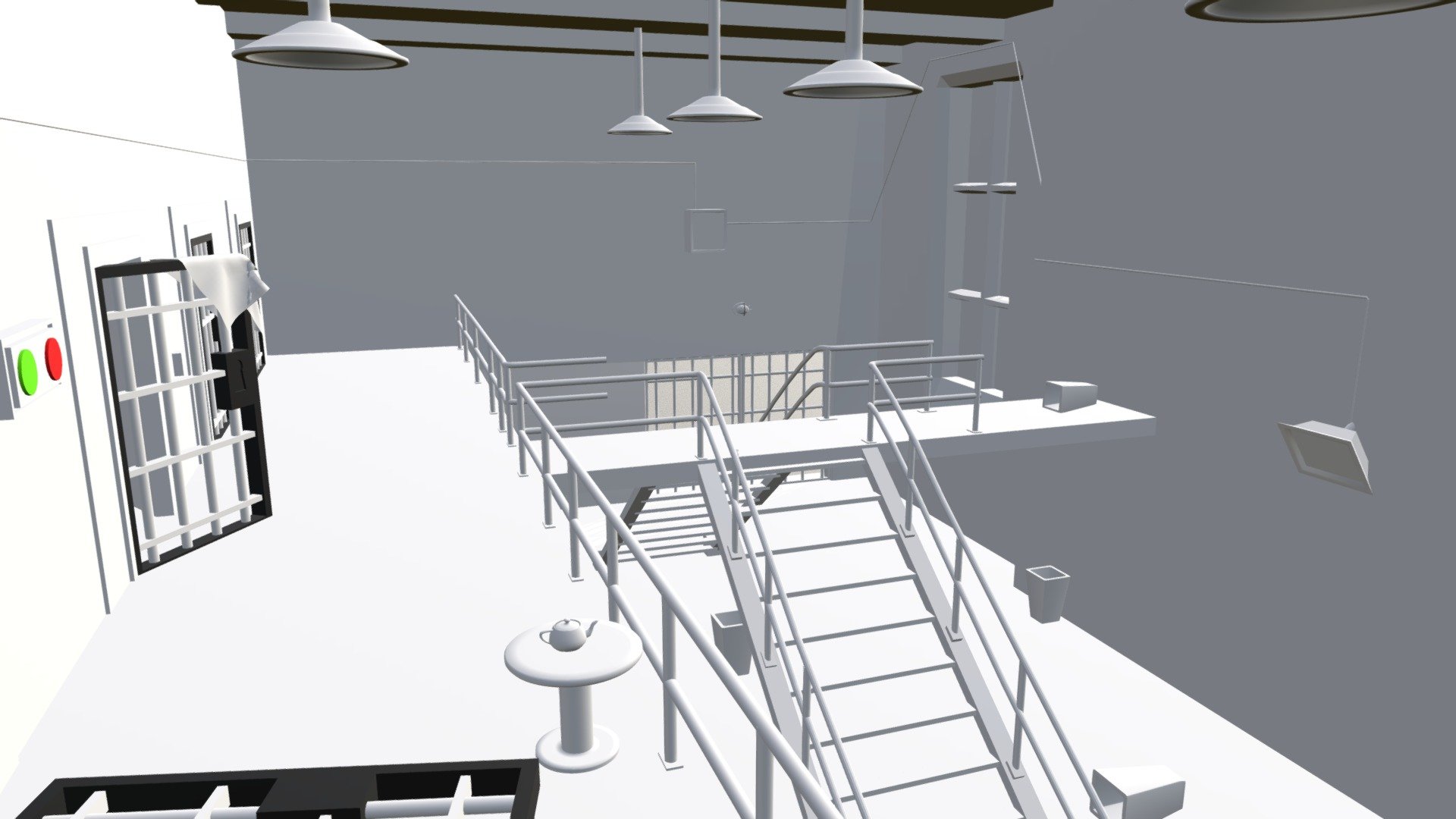 Prison Scene - 3D model by Loui Briones (@LuiBriones) 3d model