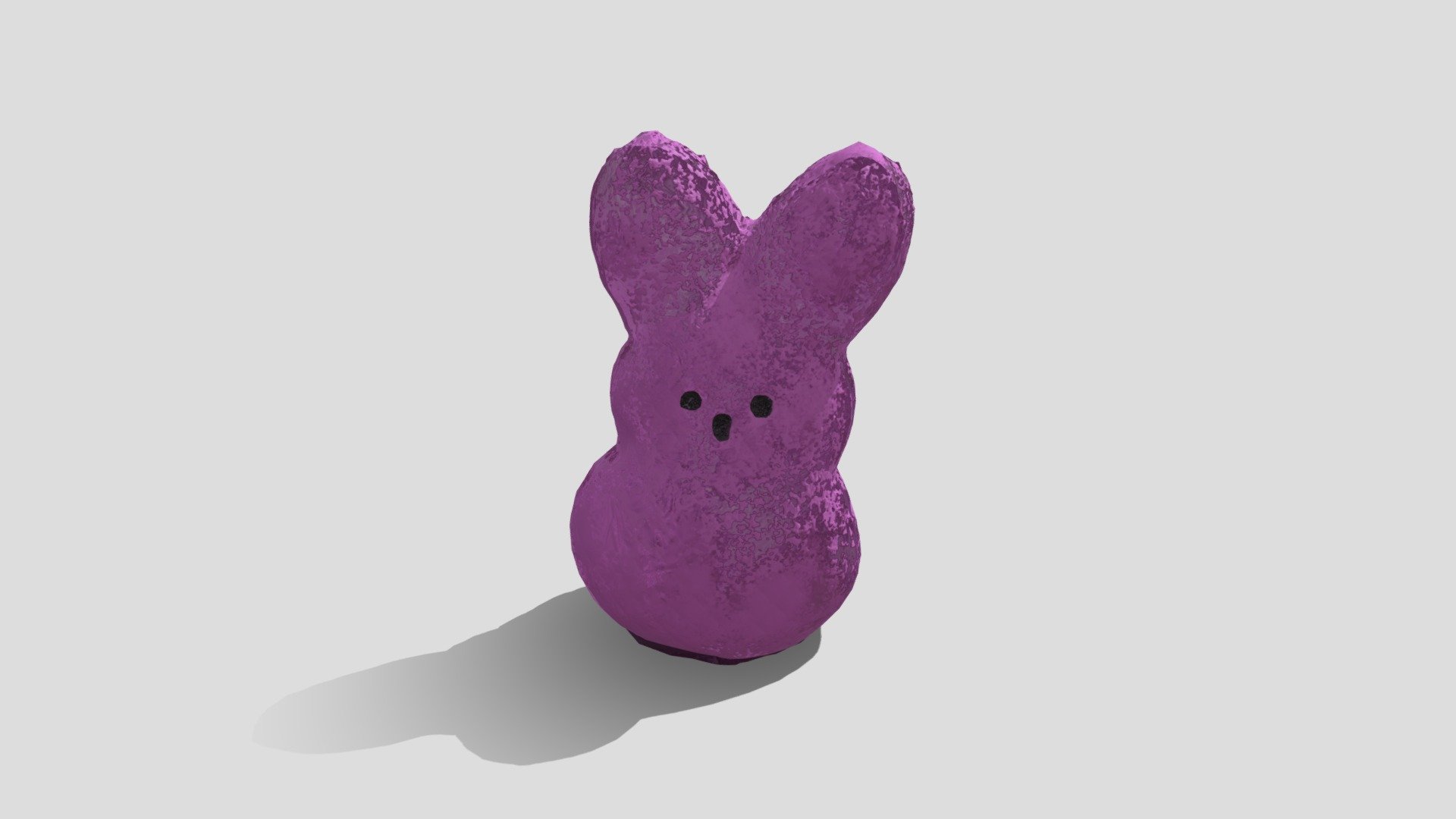 Cute plushie model great for background objects in scenes. Maya compapstible and normal and base textures included. UV unwrapped - Pink Peep Plushie Bunny - 3D model by titi.ek 3d model