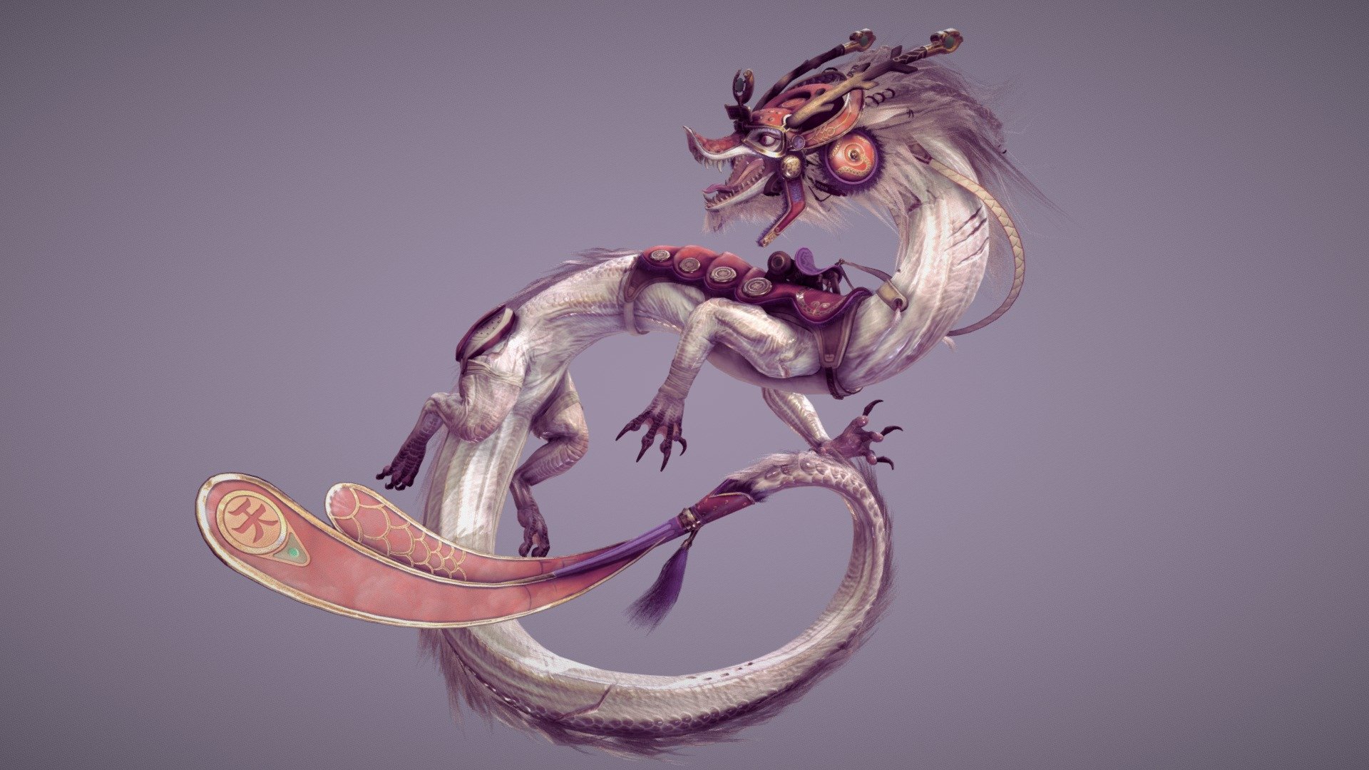 My work for Dragon's Rise: The Forgotten Realms Challenge.
Thanks to Mole Wang for the great design! - Chinese dragon - 3D model by Arhirasoul 3d model