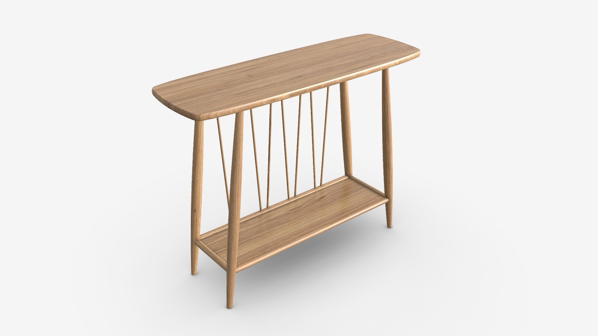 Console Table Ercol Shalstone John Lewis - Buy Royalty Free 3D model by HQ3DMOD (@AivisAstics) 3d model