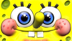 Spongebob spongebob, nickelodeon, cartoonchallenge2017, cartoon, zbrush