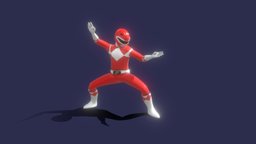 Mighty Morphin Red Ranger (Rigged)