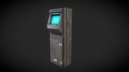 Sci-fi Computer Monitor | Game Ready computer, monitor, cyberpunk, doom, game-art, unrealengine4, game-asset, 2016, science-fiction, game-model, gamereadyasset, scifiprops, substancepainter, substance, maya, unity, scifi, sci-fi, futuristic, textured, space