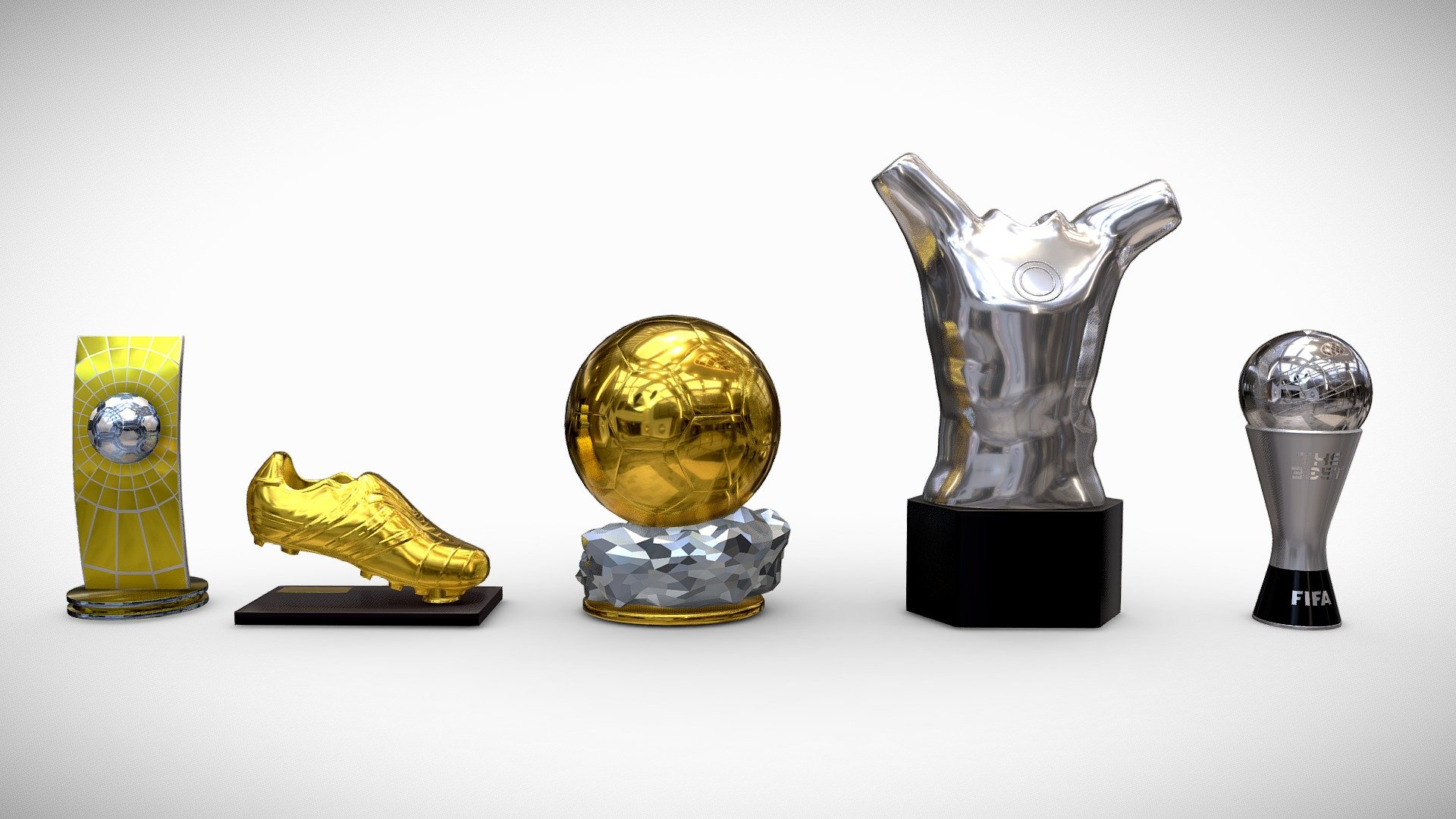 Football Awards 3D - Buy Royalty Free 3D model by Shin Xiba 3D (@Xiba3D) 3d model