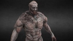Monster Zombie humanoid, meat, dead, apocalypse, survival, virus, dirty, living, infected, rotten, unrealengine, charactermodel, deadbydaylight, zombie-creature, character, unity3d, game, 3d, model, creature, monster, human, zombie, livingdead, infectedcreature