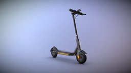 Scooter velo, bicycle, scooter, lowpoly, trotinette