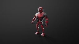 Deadpool Cartoon Style deadpool, animation3d, character, cartoon, deadpool3d