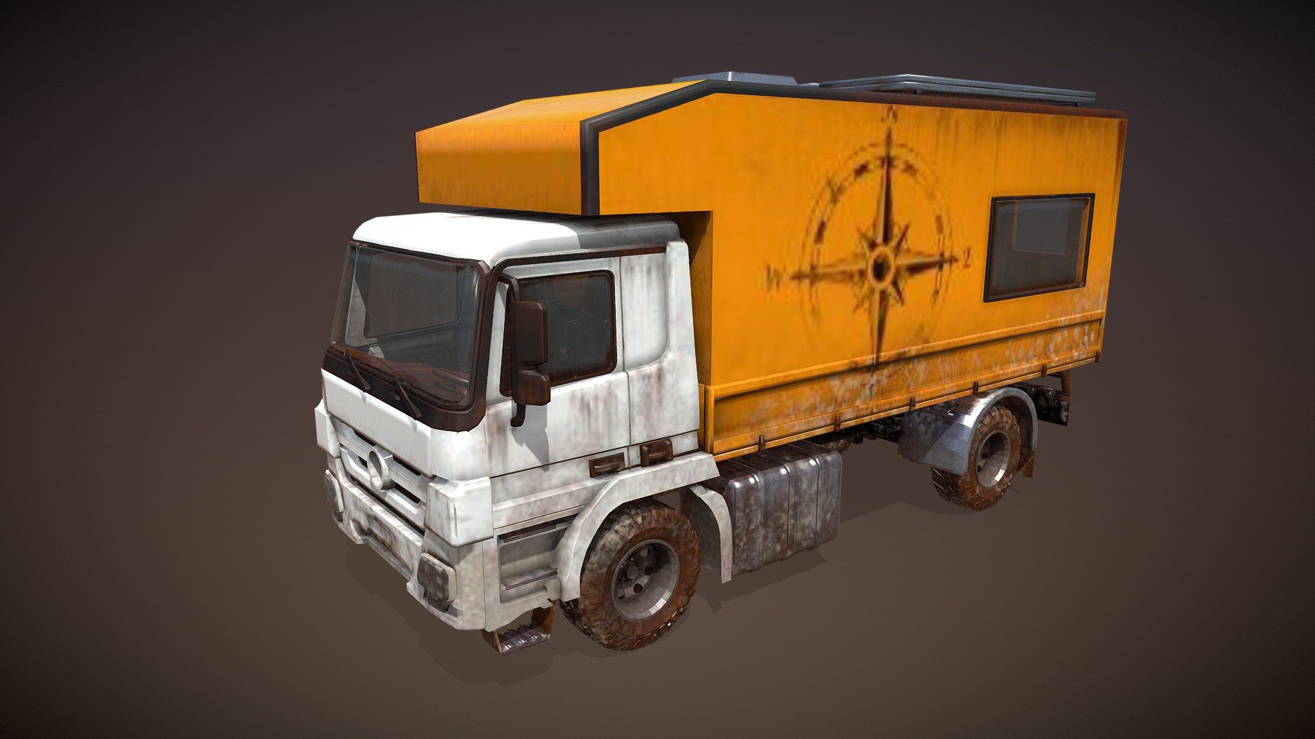 Camper Truck - 3D model by jayru.dp 3d model