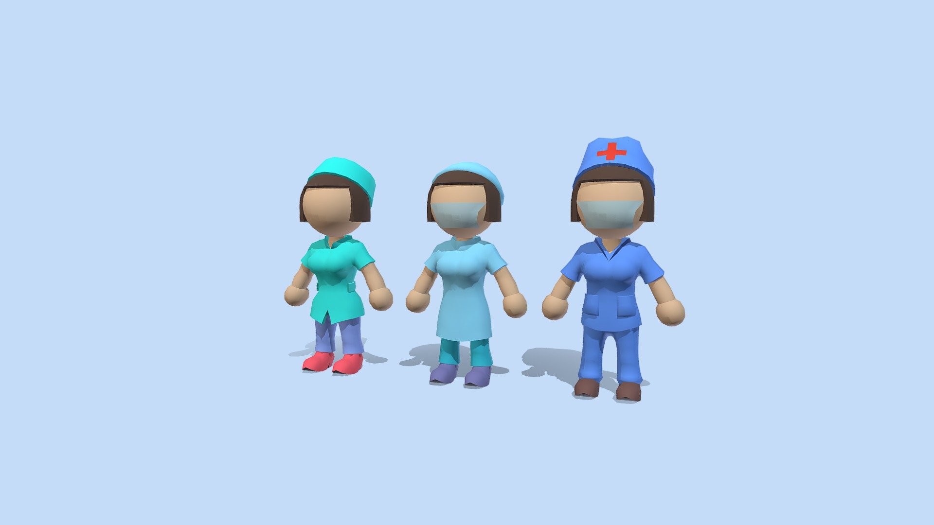 nurses_var2 - 3D model by CC (@ccsf) 3d model