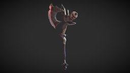 Orc Axe orc, savage, weapon, gameart, substance-painter, axe, zbrush