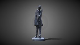 3D Scan Sculpture 001 modern, statue, realistic, art, 3dscan, abstract, human, sculpture