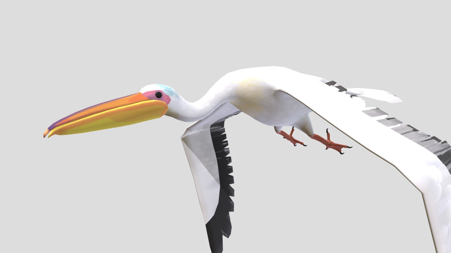 Mixall studio presents a good solution for your games, VR projects and simulators: Cartoon Pelican with animation

★ Key Features ★ 8 animations Idle Flying Flying 2 Eating Landing Take off Dead Death in flight - Cartoon Pelican with animations - Buy Royalty Free 3D model by Mixall (@Mixaills) 3d model