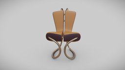 Komed Designer Armchair modern, stool, armchair, sitting, visualization, fashion, furniture, designer, sit, render, 3d, chair, model, home, sketchfab, interior, download
