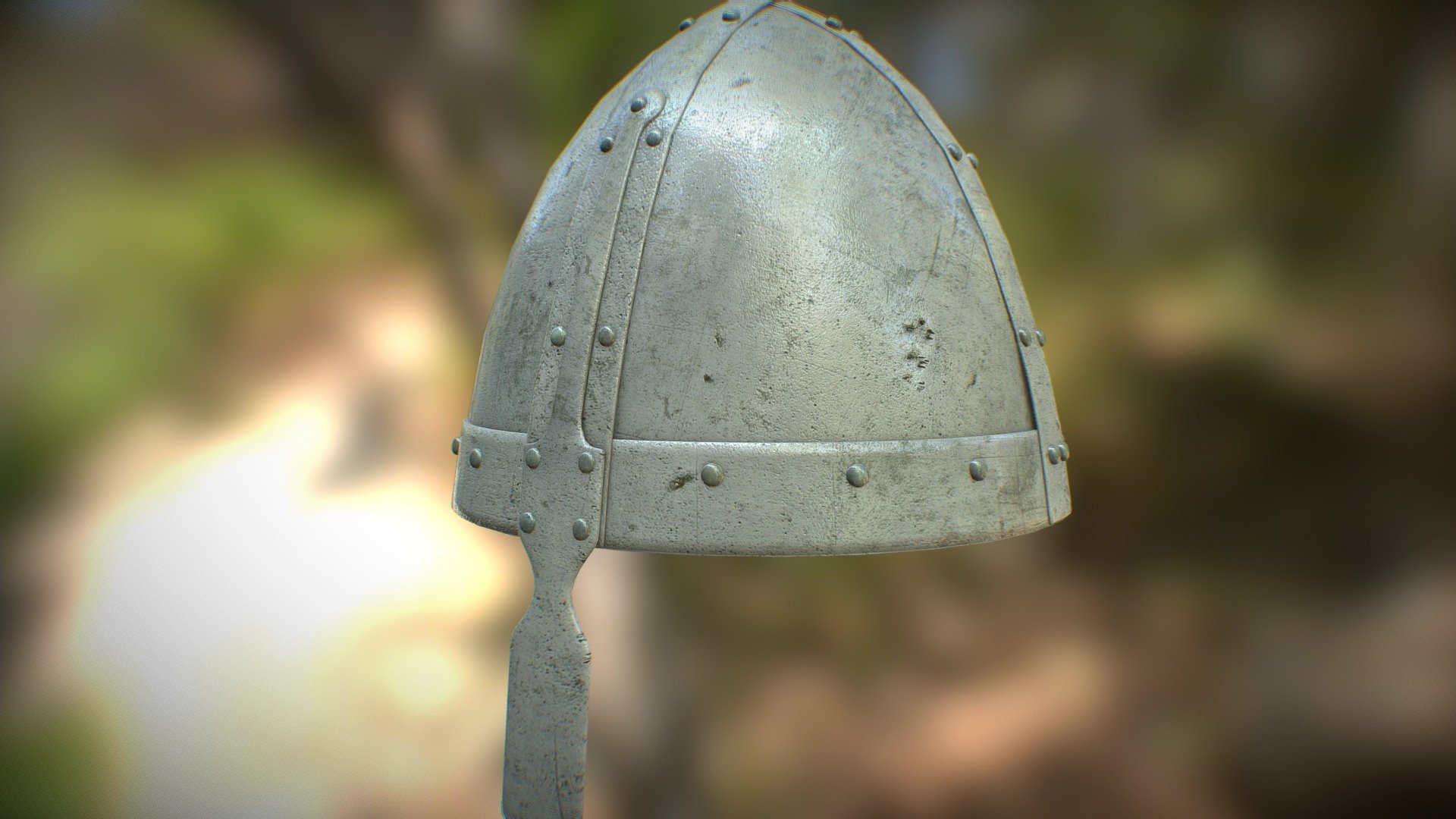 Medieval Norman Helmet - 3D model by Drover (@cherokee) 3d model