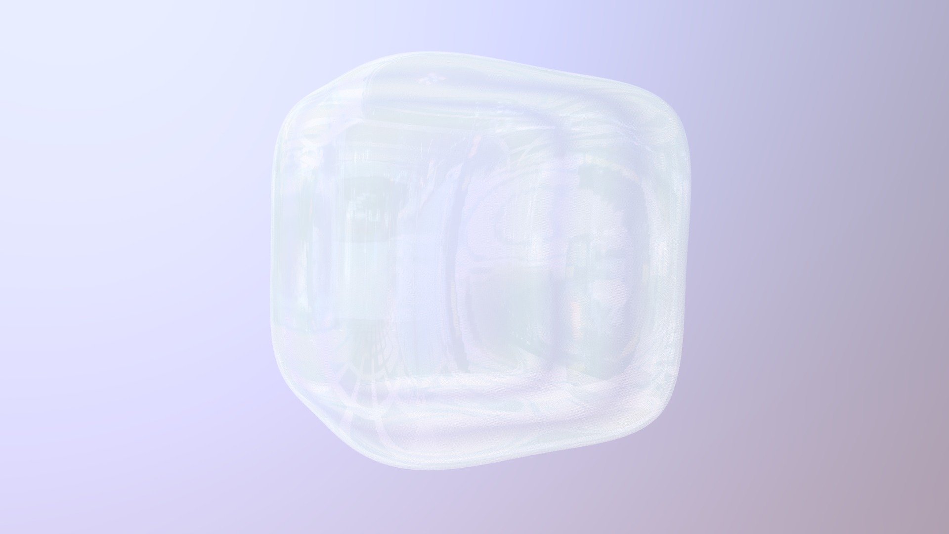 blender 3d art render model ice cube - Ice Cube - 3D model by feliann 3d model