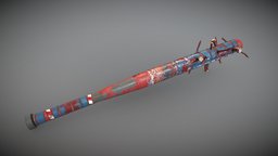 Baseball Bat blood, baseball, bat, prop, post-apocalyptic, decor, tool, weapon, free, zombie, redy-for-game