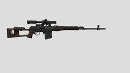 SVD Dragunov sniper-rifle, vietnam-war