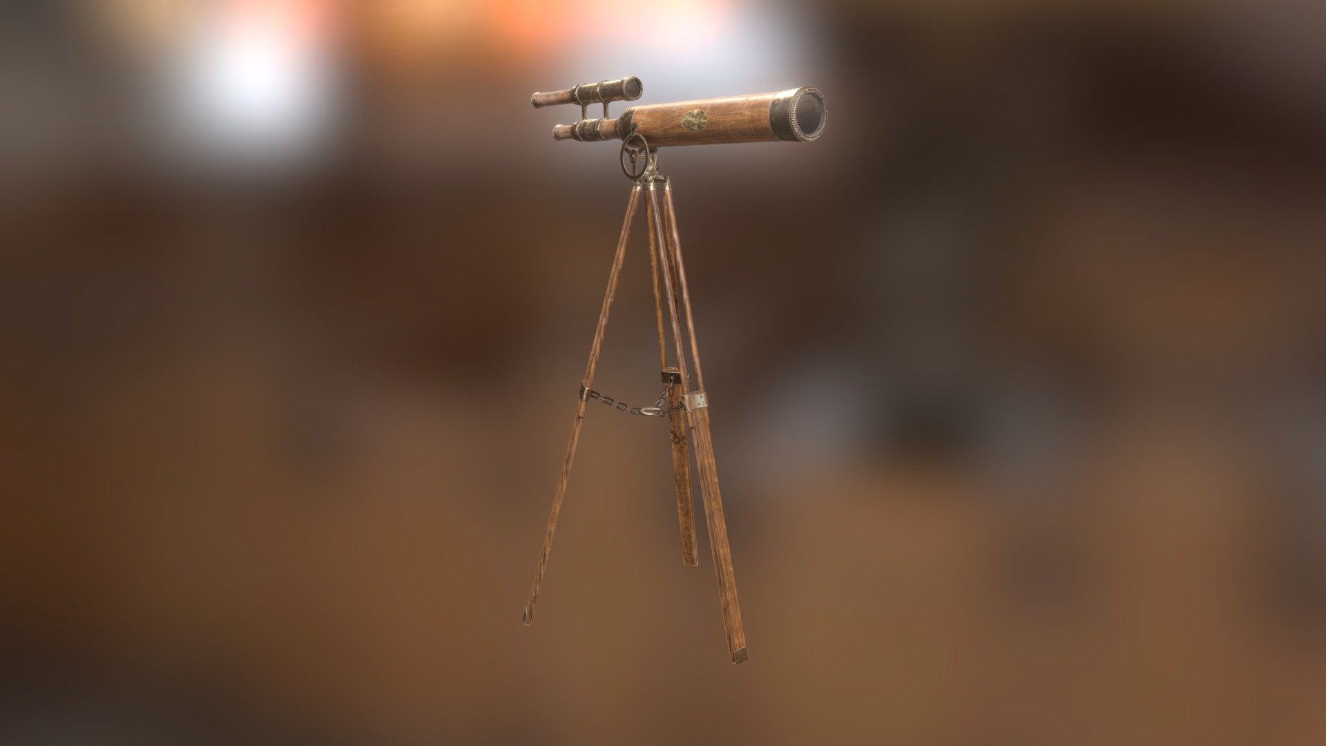 Game-ready antique telescope, with PBR textures. All textures are at 2k and 4k resolution in png format.
The model itself comes in FBX, OBJ and MLT file 3d model