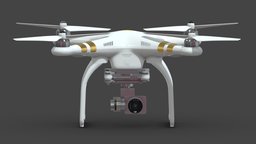 DJI Phantom 3 flying, drone, 4, area, platform, phantom, copter, hero, pickup, vr, ar, 4k, gopro, r, aircraft, camera, realistic, professional, 2, 3, quadrocopter, dji, quadcopter, inspire, 3d, 1, helicopter, gold