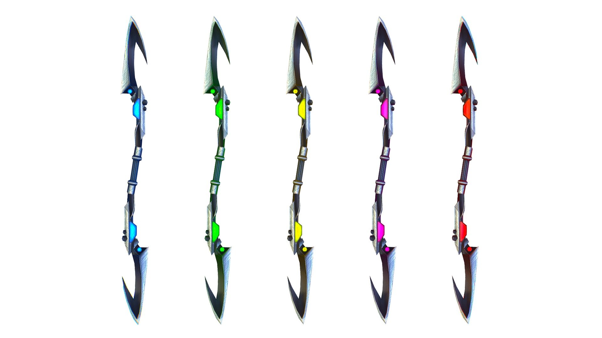 a set of cutting weapons - spear - 3dsMax /  PSD  and Concept File included - a set of cutting weapons - spear - Buy Royalty Free 3D model by Oleg Shuldiakov (@olegshuldiakov) 3d model
