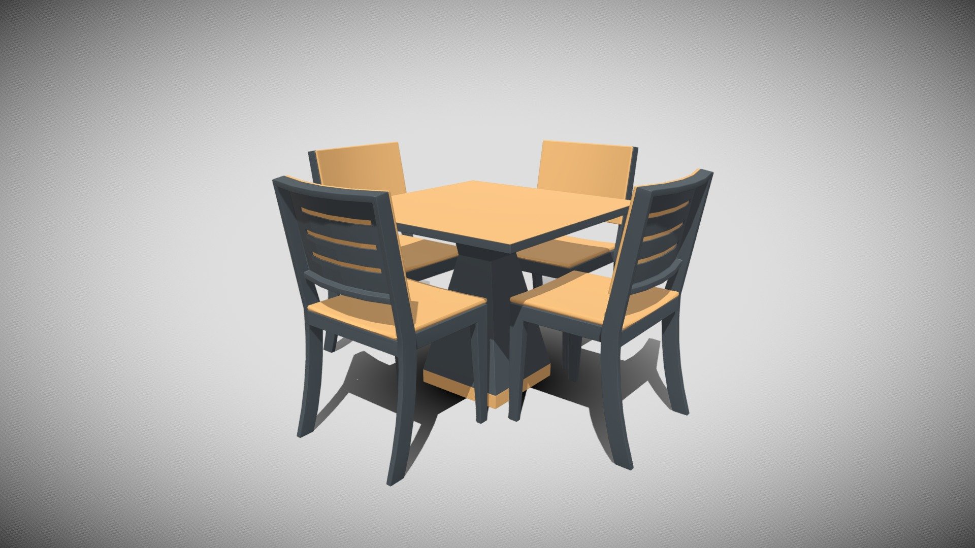 Detailed model of a Restaurant Chair And Table, modeled in Cinema 4D.The model was created using approximate real world dimensions.

The model has 968 polys and 923 vertices.

An additional file has been provided containing the original Cinema 4D project files and other 3d export files such as 3ds, fbx and obj 3d model