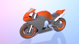 Motorrad (WIP-3) yamaha, motorbike, wip, mid-poly, work-in-progress, motorrad, vis-all-3d, 3dhaupt, 3d-symbol, blender3d