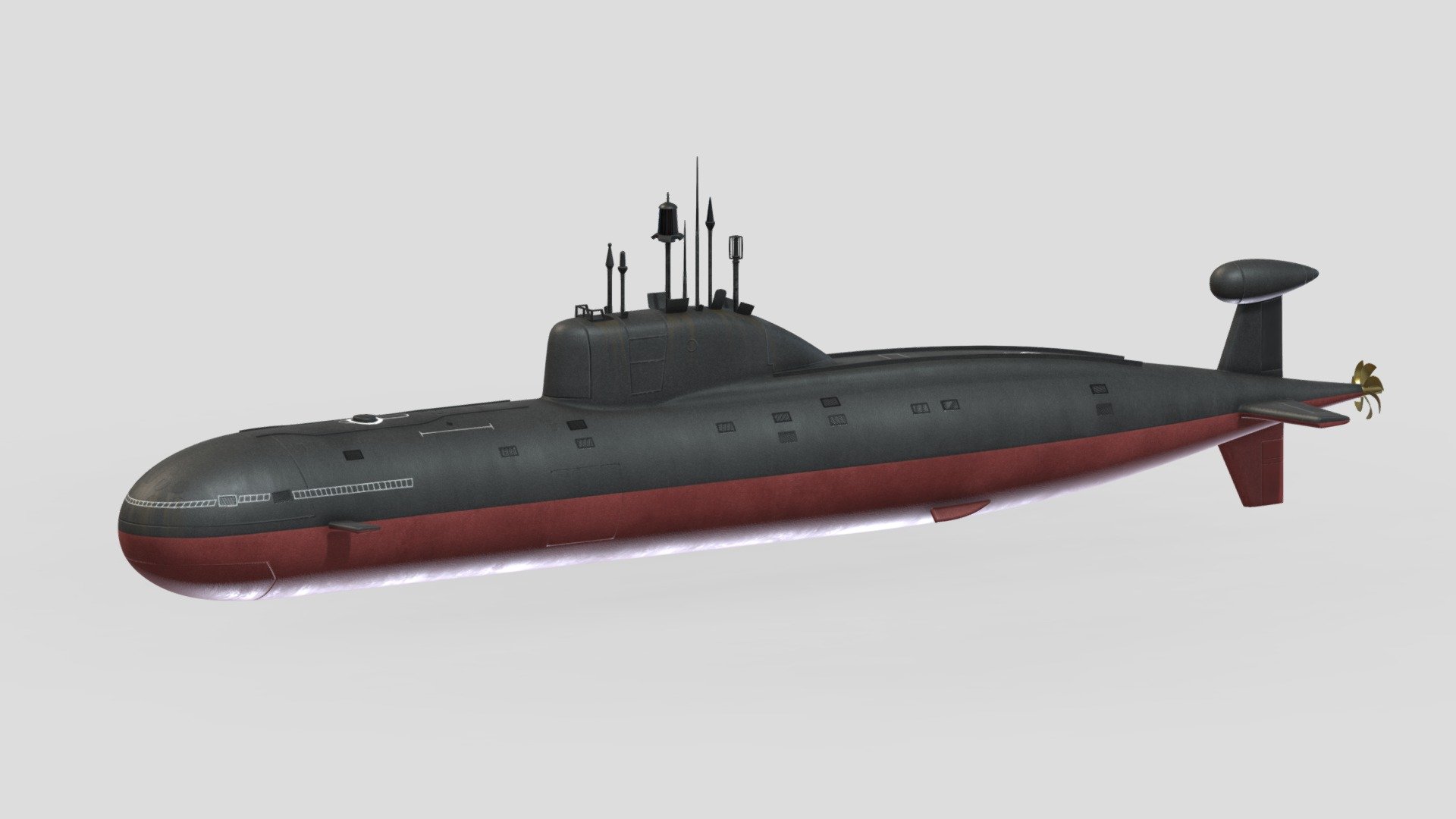 Hi, I'm Frezzy. I am leader of Cgivn studio. We are a team of talented artists working together since 2013.
If you want hire me to do 3d model please touch me at:cgivn.studio Thanks you! - Nuclear Powered Attack Submarine Akula Class - 3D model by Frezzy3D 3d model