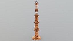 Qutub Minar monument, vishnu, qutubminar, stair
