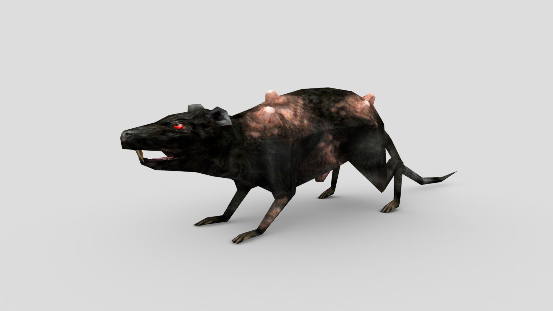 Infected Rat (The Chronicles of Myrtana) - 3D model by Bartłomiej Lach (@bartlomiejlach) 3d model