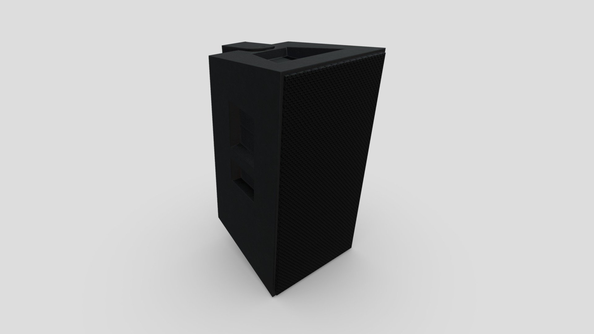 Speaker for a cinema project 3d model