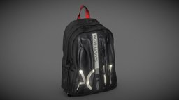 ACW* X Eastpak Ruched Backpack paris, leather, cloth, back, fashion, mode, pack, bag, store, luxe, a, backpack, cold, downloadable, collab, fr, sdrn, eastpak, photogrammetry, asset, 3d, pbr, scan, free, shop, download, black, acw, acoldwall, 3dscanfr, eastpack
