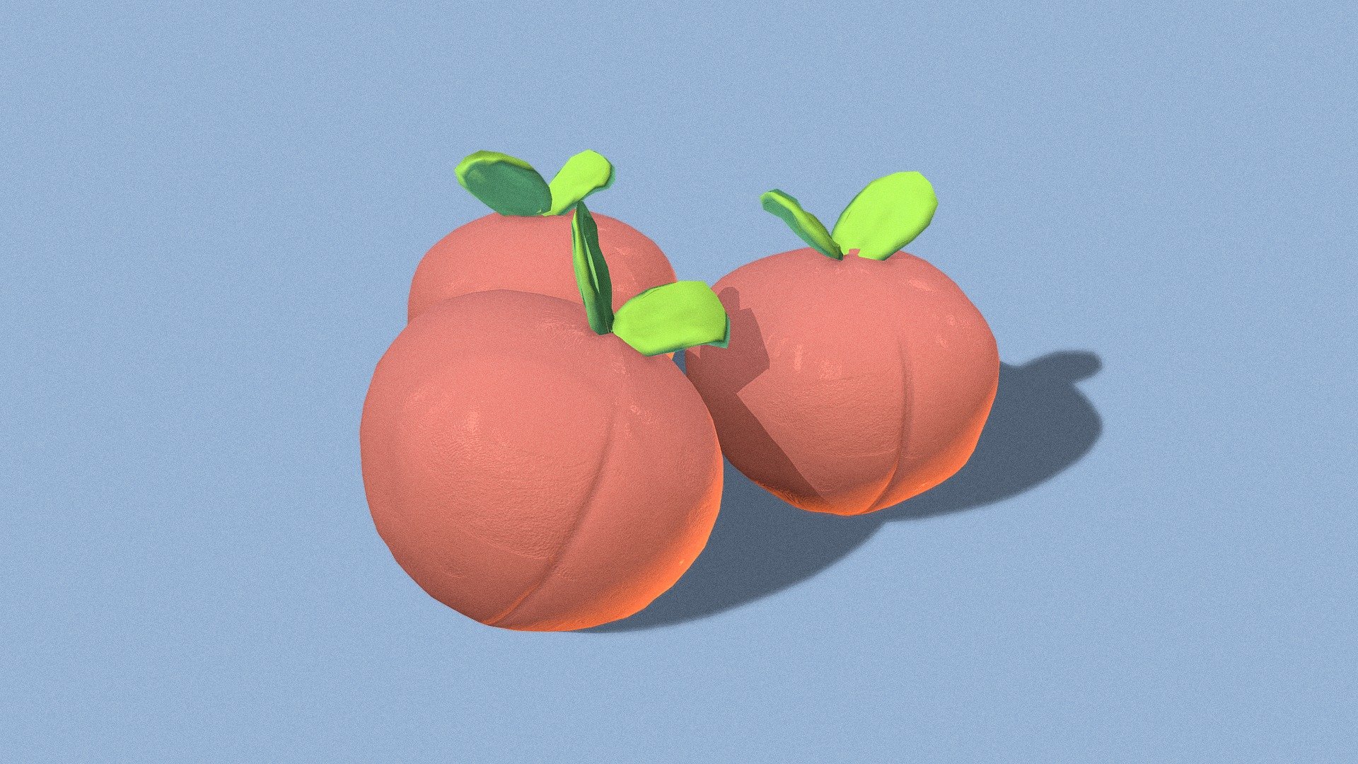 This peach was created and textured in Blender. I was following southernshotty's tutorial on how to create procedual clay texture. If you wan to see the full process check out my [artstation]https://www.artstation.com/artwork/GX3BP3

This model is free to download ust pls credit - Peach - Download Free 3D model by Elonova (@genovaeloi) 3d model