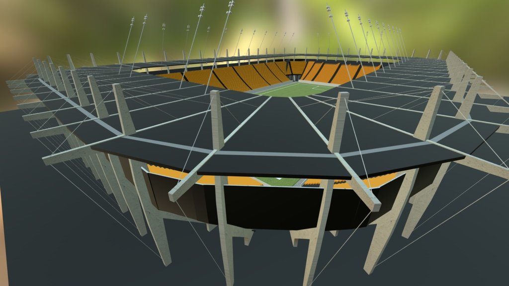 A simple model of polish KGHM stadium - Stadion - 3D model by bobasrego 3d model