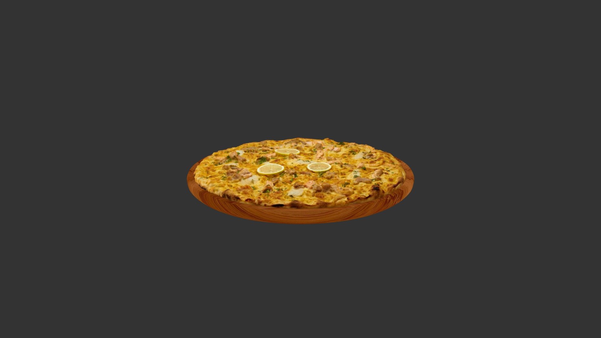 Fourth Lemon Mix Pizza - 3D model by alex.alexandrov.a 3d model