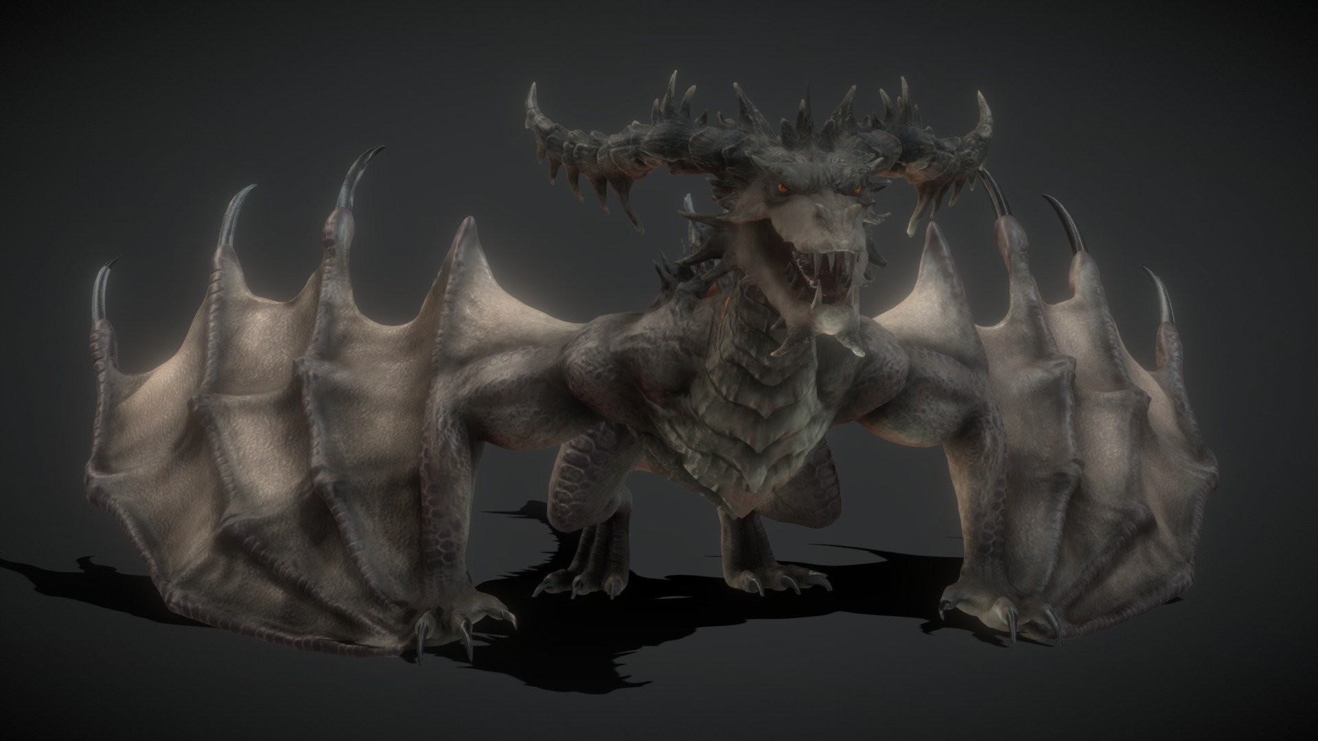huolong - fire dragon - Download Free 3D model by chengzijieczj 3d model