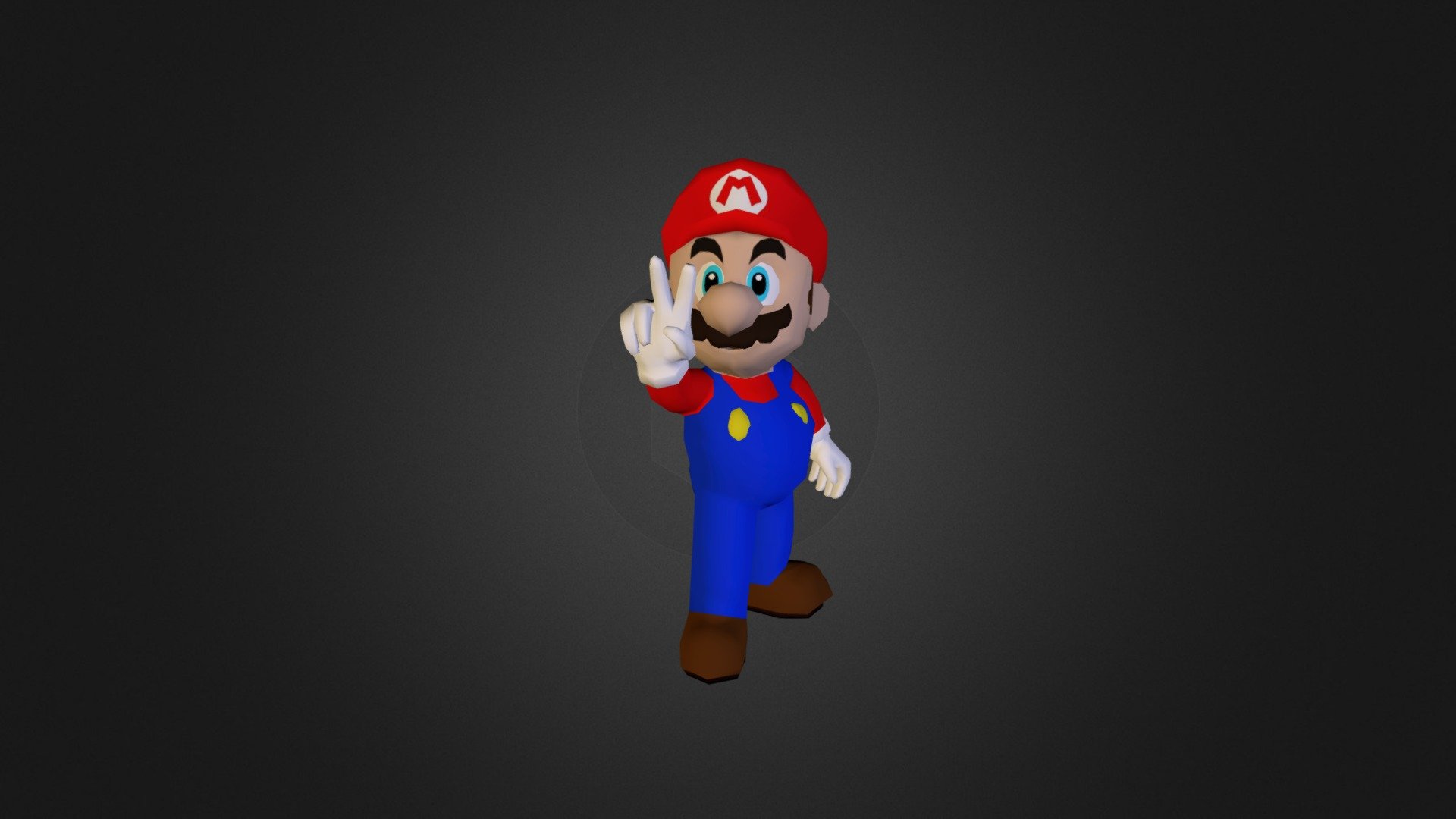 Mario Bros of Nintendo Game Cube - Mario GC - 3D model by rceder 3d model