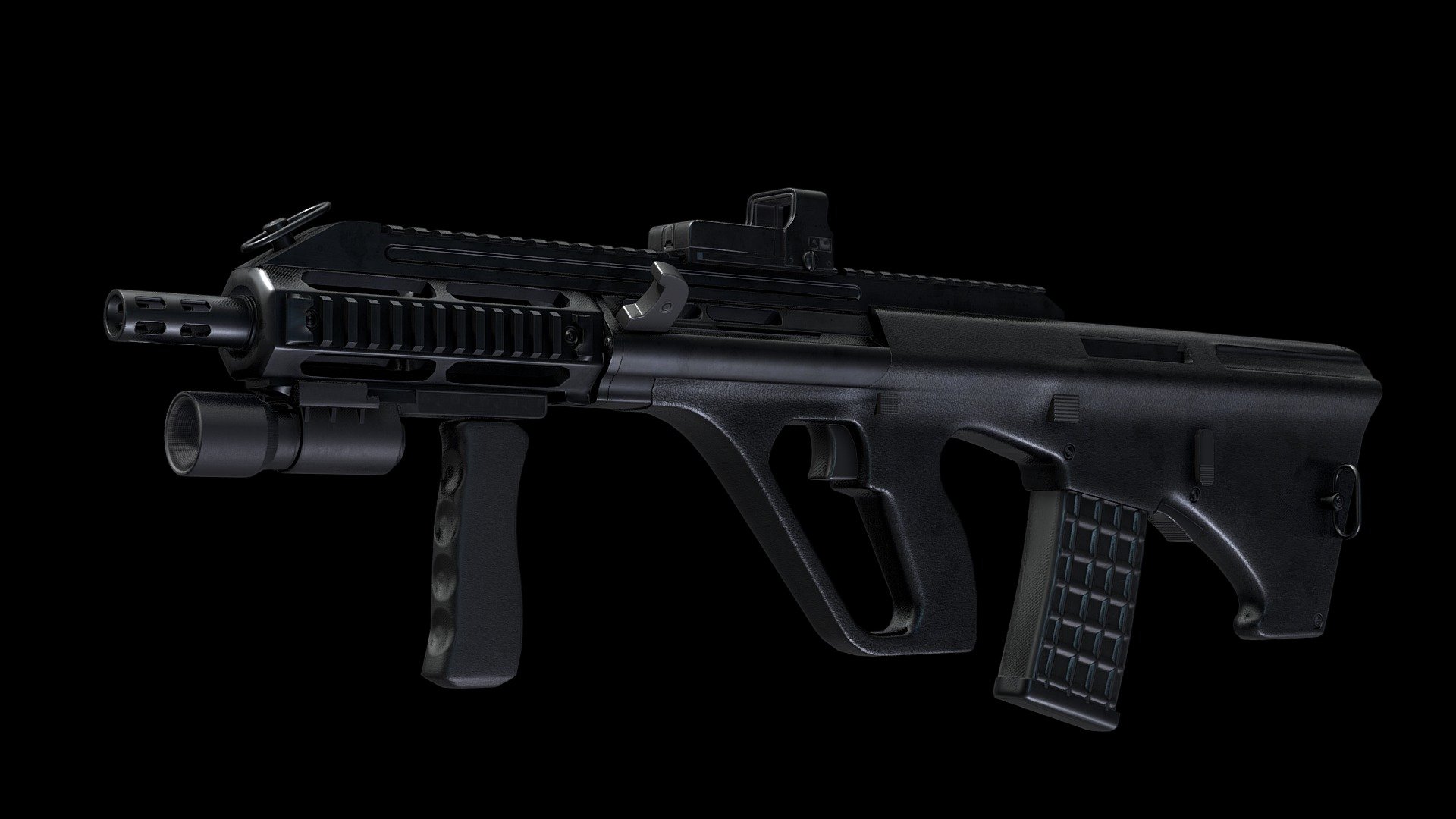 AUG A3


PBR
4K Rifle Textures
Ready for Game engines.
Ready to animate.

** No animation included - AUG A3 - Buy Royalty Free 3D model by matoteus 3d model