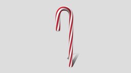 Cartoon Christmas Candy Cane topology, xmas, cartoony, ornament, christmas, stylish, candy, candycane