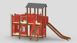 Lappset Farm House tower, frame, bench, set, children, child, gym, out, indoor, slide, equipment, collection, play, site, vr, park, ar, exercise, mushrooms, outdoor, climber, playground, training, rubber, activity, carousel, beam, balance, game, 3d, sport, door