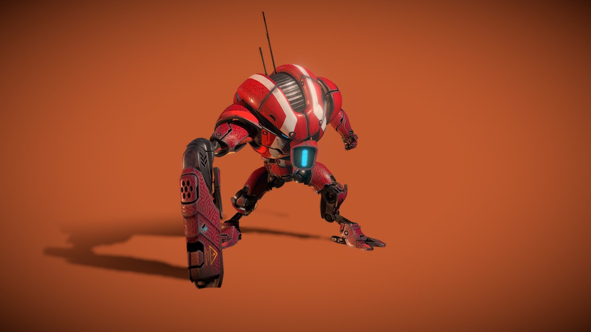 You'll get 4 skins, PBR/handpainted maps done in 3D-Coat (Basic/Watcher/Protector/Solarus), FBX with &amp; without skeleton, + an Akeytsu file ready to animate with the fully rigged character. Get the software here : https://www.nukeygara.com/try ;)

The model is realtime ready so you can export it anywhere on realtime engines like UnrealEngine4/Unity/Marmoset. NormalMaps are Y- baked in MIKK TangentSpace, model use custom VerticesNormals so keep them at import ;)

Textures were made on 3D-Coat using this pack : https://www.artstation.com/vexod14/store/Wmw1/3d-coat-38-stylized-pbr-smartmaterials

You can preview each skin variants here : https://www.artstation.com/artwork/aR33Kk

Cheers ! - Shocker 204 - Buy Royalty Free 3D model by Etienne Beschet (@etienne.beschet) 3d model