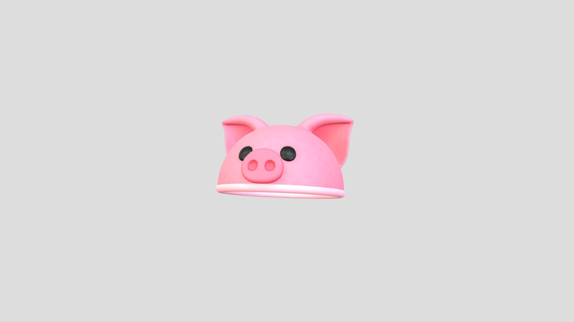 Pig Hat 3d model.      
    


Clean topology    

No Rig                          

Non-overlapping unwrapped UVs        
 
Ready for game engines 
 


File Formats       
 
3dsMax(2023) / FBX / OBJ   
 

PNG textures               

2048 x 2048 px               
 
( Base Color / Normal / Roughness ) 

                        

1,552 poly                         

1,614 vert                          
 - Hat014 Pig Hat - Buy Royalty Free 3D model by Babara (@babaracg) 3d model