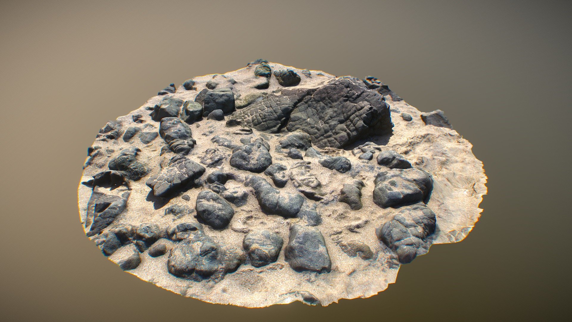 A stone, found on Coral beach, Bulgaria. Processed with  Meshroom, optimized in Blender 2.8.

Location: Stone - Beach Stone 01 - 3D model by lascoyt 3d model