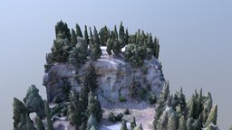 Monte Cecri tree, laserscanning, italy, photogrametry, florence, tuscany, fiesole