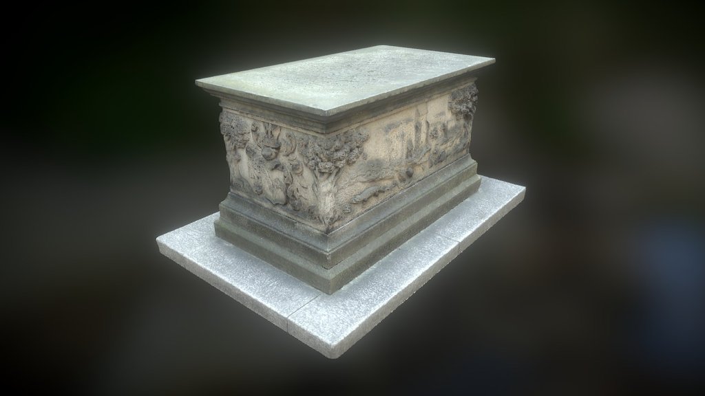 Same model made with Agisoft PhotoScan: https://skfb.ly/HNuN - The Tradescant Tomb [Autodesk Memento Test] - 3D model by Thomas Flynn (@nebulousflynn) 3d model