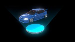 Hologram Car hologram, platform, rotating, 3d, model, car, free