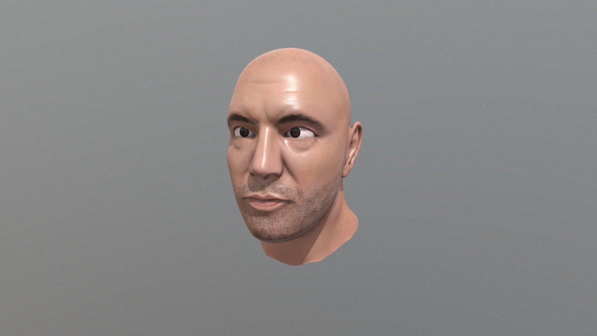 For a class we had to make a bust, I decided to listen to some podcasts and make a bust of Joe Rogan - Joe Rogan Bust - 3D model by BLMcHale 3d model