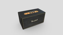 Marshall Stanmore Speaker device, speaker, marshall, audio, vr, ar, marshall-amp, 3d