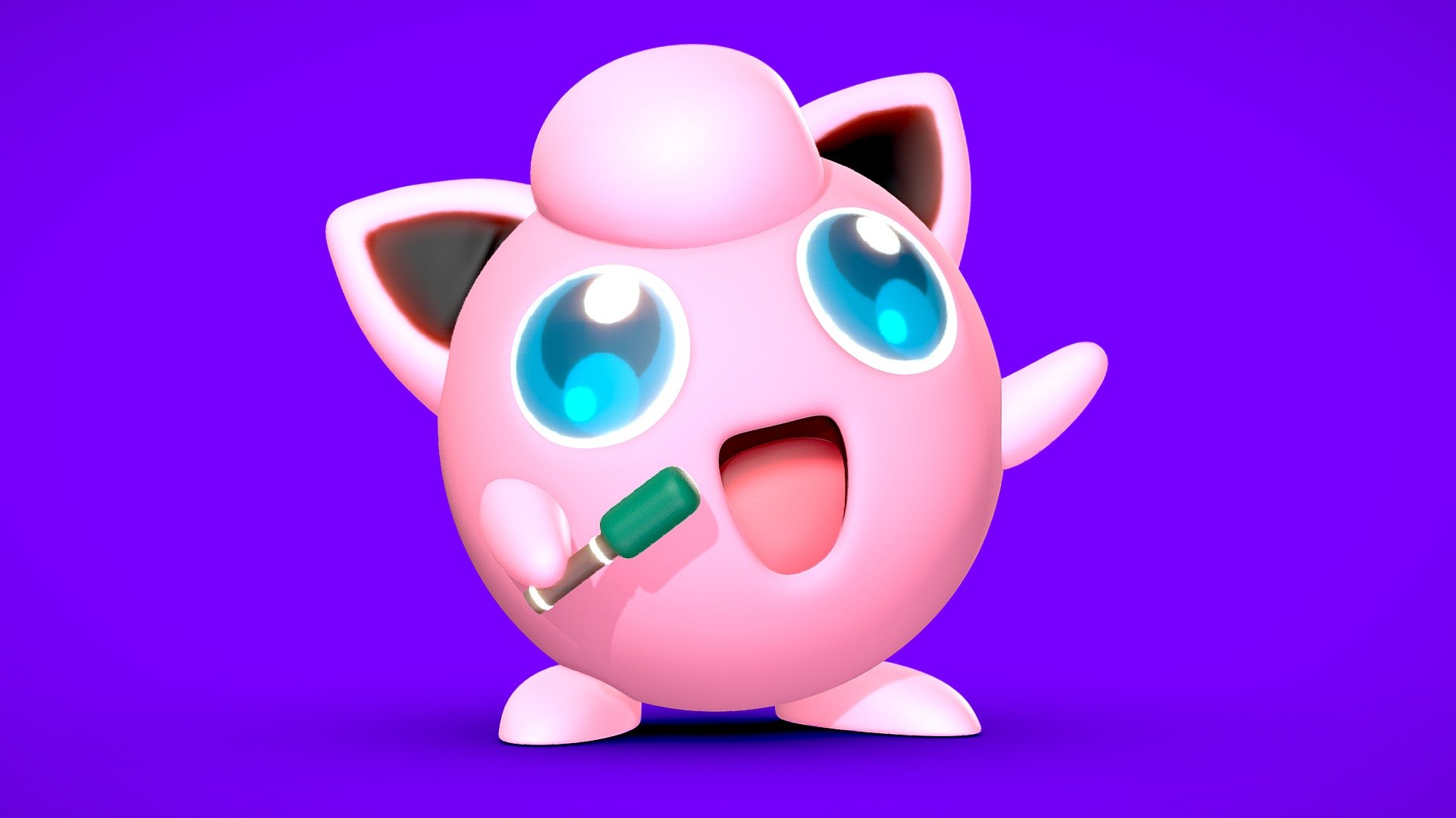 Jigglypuff has top-notch lung capacity, even by comparison to other Pokémon. It won’t stop singing its lullabies until its foes fall asleep.

3d print ready

Image Gallery

Files:


.Blend
.Fbx
.Stl
 - Jigglypuff - 3D print - Buy Royalty Free 3D model by LessaB3D (@thiagolessa90) 3d model