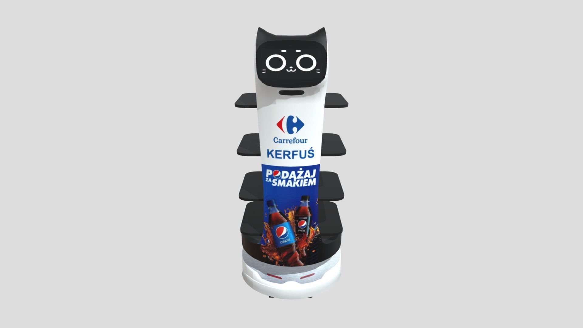 Kerfuś / Kerfus / Bellabot
Robot z Carrefoura z kocią mordą - Kerfuś 3D - Download Free 3D model by kbl24 3d model